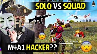 MY BEST M4A1 HACKER LEVELSOLO VS SQUAD GAMEPLAY | GARENA FREE FIRE