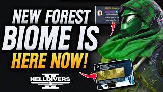 Helldivers 2 NEW Forest Biome Is Here NOW! Ship Fish Releasing Soon!?