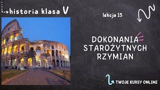 Historia klasa 5 [Lekcja 15 - Dokonania starożytnych Rzymian]