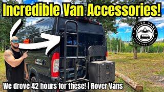 Did we find the BEST Van Gear?!? | Rover Vans Rear Rack Install & Review