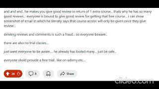 THE TESTING ACADEMY REVIEW - i got scammed but i wont let you. do not buy his course.  HE IS FRAUD