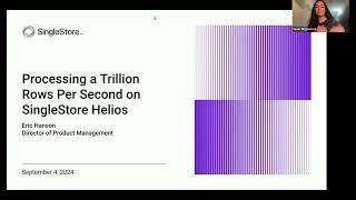 The Trillion Row Cloud DB Speed Test | SingleStore Webinars