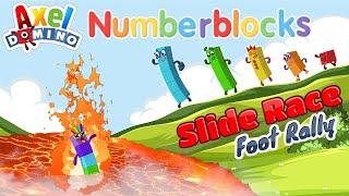 Numberblocks Slide Race Foot Rally