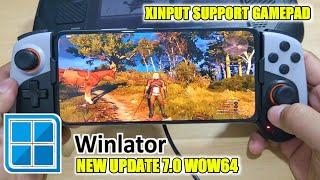 WINLATOR 7.0 Wow64 The Witcher 3 XInput Gamepad