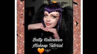 Batty Halloween Makeup Tutorial!  #halloween #makeuptutorial #halloweenmakeuplook halloweenma