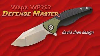 Wepe WP757 Defense Master! New Tactical Flipper from David Chen!