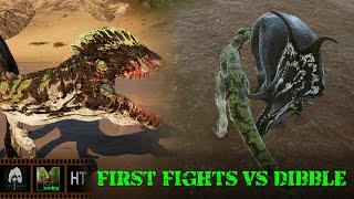 The Isle Evrima - First Fights vs Dibble - Horde Test - Dilophosaurus