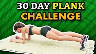 30 Day Plank Challenge At Home - Lose Body Fat, Get Skinny