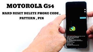How to hard reset Motorola G54