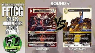 Cardiff Regional R4 Mono Fire vs "Mono" Earth // Opus 22 // Cymru Cactuars // Final Fantasy TCG