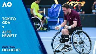 Tokito Oda v Alfie Hewett Highlights | Australian Open 2025 Final