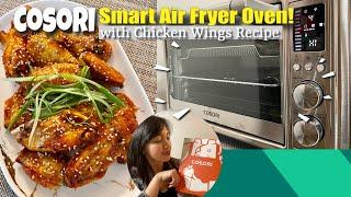 Cosori Smart Air Fryer Oven Review l Cosori CS130-AO Review l Air Fryer Chicken Wings