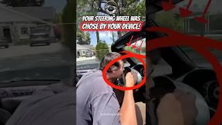 Your Steering Wheel Was Chosen by Your Device! ️ #automobile #car #mobile #phone
