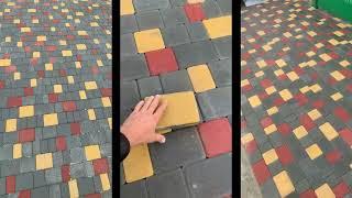 Процесс укладки тротуарной плитки #plitax