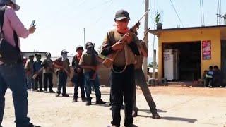 Children in Mexico Armed With Military-Style Weapons