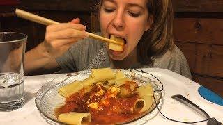 MUKBANG | Rigatoni Tubes | Eating Show