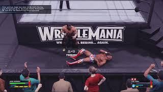 Kurt Angle vs Eddie Guerrero Wrestlemania WWE 2k24 ‍️ 