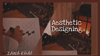 Aesthetic video | pattern design | winter vibes #aesthetic | Zawa Khan Athoi