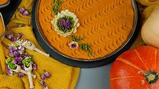 Kürbis-Dessert mit Safran | Pumpkin Saffron Dessert | Kürbis Rezept | حلوای کدو | Butterbrötchen