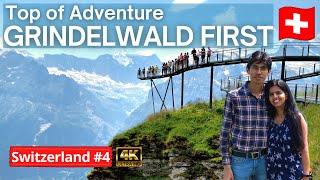 Adventurous day in Grindelwald First | First Cliff walk | Bernese Oberland region Switzerland