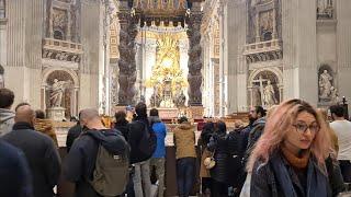  ST PETER'S BASILICA, VATICAN CITY VIRTUAL WALKING TOUR, 4K