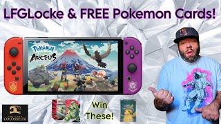 Legends: Arceus Nuzlocke and Pokemon Card Giveaways!  #pokemon #gaming #pokemontcg