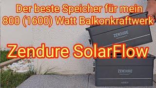 Der BESTE Speicher für mein 800/1600 Watt Balkonkraftwerk - Zendure SolarFlow im Angebot