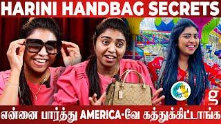 America-ல இது இல்லாம இருக்க முடியாது Chennai-ல எப்படி இருந்த பொண்ணுHarini Hand Bag Secrets 