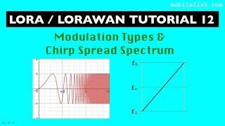 LoRa/LoRaWAN tutorial 12: Modulation Types and Chirp Spread Spectrum