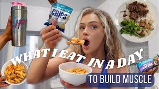 FDOE What I Eat In A Day While Bulking To Build/Grow Muscle | Realistic & restriction free Myprotein