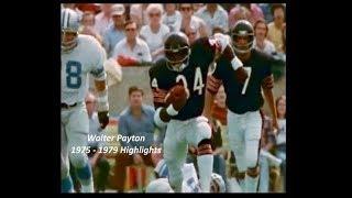 Walter Payton - The Early Years:  1975 - 1979 Highlights