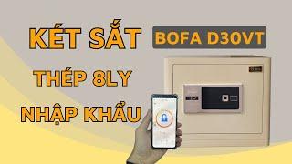 Két sắt mini nhập khẩu cao cấp Bofa D30VT mở bằng vân tay kết hợp điện tử | Két sắt siêu cường