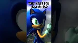 Why Doesn't Shadow Smile?  | #sonicthehedgehog #shorts #shadowthehedgehog #meme