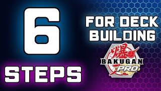 6 Steps for Competitive Deck Building in Bakugan Pro TCG