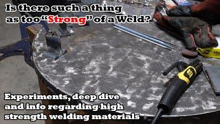 Welding with high strength fillers like 11018:  Are they too strong?