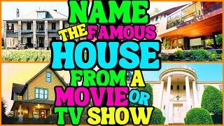 Guess The Iconic MOVIE or TV SHOW HOUSE  | Can You Name ALL 35 HOMES?