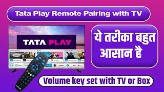 How to Pair Tata Play Remote with TV with Short Code method