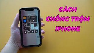 Cách chống trộm trên iphone bằng cách tắt trung tâm điều khiển nhanh# chống trộm iphone