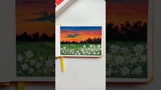 Easy art/Gouache art #shorts #artshorts #art #painting #gouache #easypainting #easyart #drawing