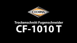 CEDIMA Fugenschneider CF 1010 T / Joint Cutter CF-1010 T