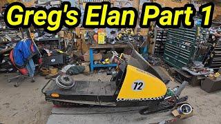 Greg's Elan Part 1: A Race sled for the Wild Bill 20! Vintage Ski Doo Snowmobile.