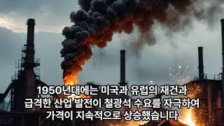 [철강정보원] 산업 혁명 이후 역사적으로 철광석 가격은 어떻게 변해 왔을까?