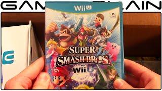 Smash Bros Wii U Unboxing + Amiibo, Smash Controllers, & GCN Controller Adapter