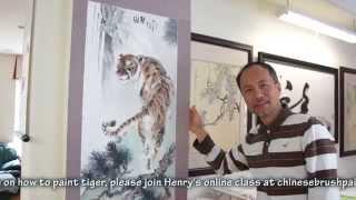 Lesson 35 Tiger Chinese Brush Painting Lesson Intro with Henry Li