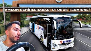 GERÇEK HAYATTAKİ SAMSUN OTOGARA GİTTİM !!! - MERCEDES TOURISMO - ETS 2 TÜRKİYE HARİTASI