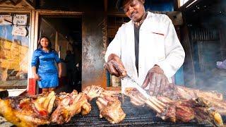 Kenyan Street Food - HUGE GRILLED MEAT (Nyama Choma) Tour in Nairobi, Kenya | African Food!