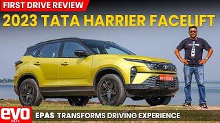 2023 Tata Harrier Facelift | Best SUV In Its Class? | First Drive Review | evo India