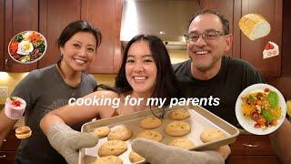 COOKING FOR MY PARENTS for a FULL DAY (family vlog!)