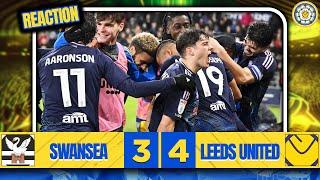 LEEDS UNITED ARE TOP OF THE CHAMPIONSHIP! - Swansea City 3-4 Leeds United Match Reaction & Analysis!