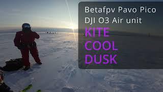Betafpv Pavo Pico. DJI O3 Air Unit. Зима, море, Кайт-закат.